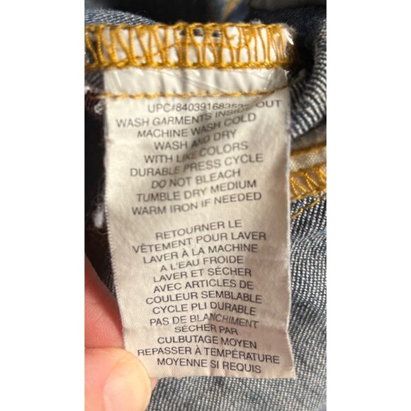 VTG-Levis Strauss Signature Denim Jacket Large-medium Wash Cotton Blend Womens - Picture 4 of 15